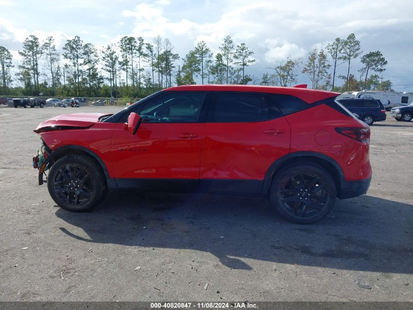 2021 Chevrolet Blazer Fwd 1Lt VIN: 3GNKBBRA1MS538559 Lot: 40820847