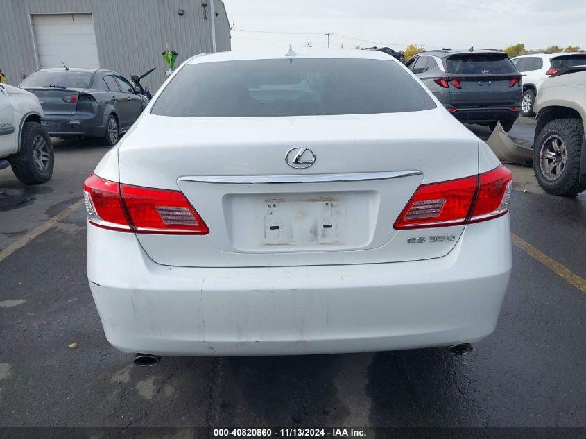 2012 Lexus Es 350 VIN: JTHBK1EGXC2475984 Lot: 40820860