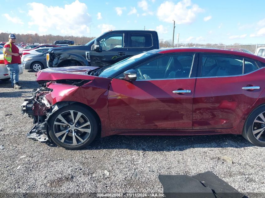 2017 Nissan Maxima 3.5 Platinum VIN: 1N4AA6AP4HC372196 Lot: 40820867