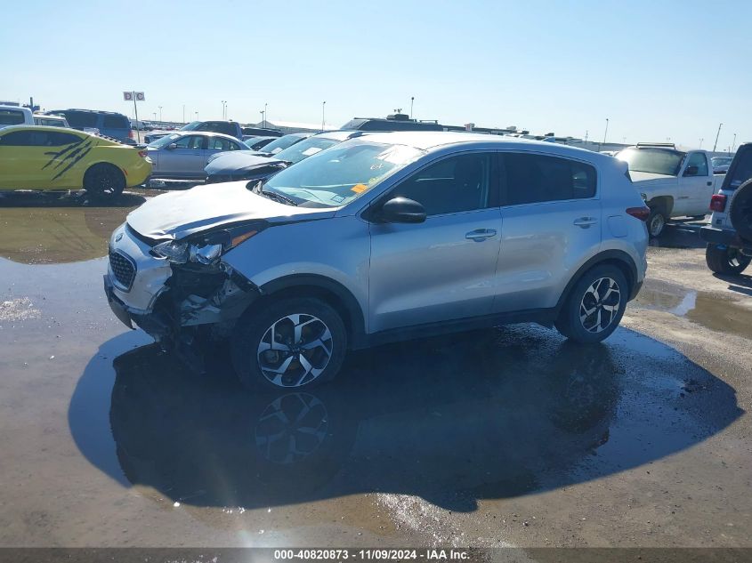 2020 Kia Sportage Lx VIN: KNDPM3AC8L7663535 Lot: 40820873