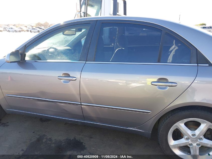 2006 Hyundai Sonata Gls V6/Lx V6 VIN: 5NPEU46F46H044222 Lot: 40820909