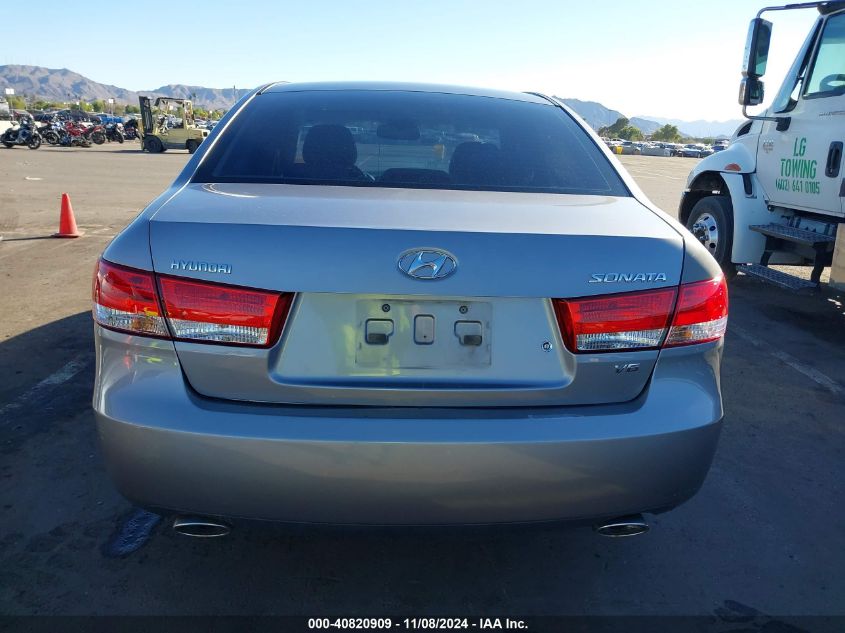 2006 Hyundai Sonata Gls V6/Lx V6 VIN: 5NPEU46F46H044222 Lot: 40820909