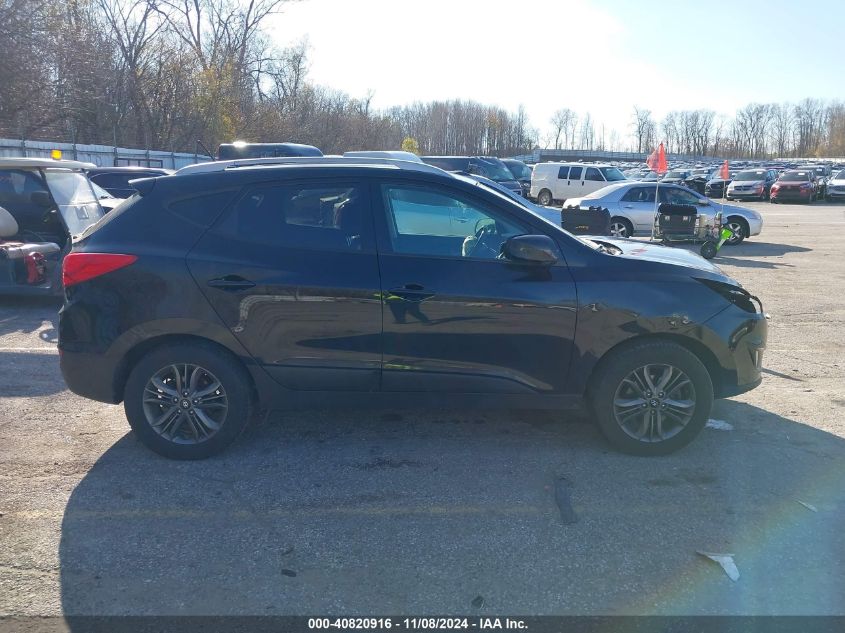 2014 Hyundai Tucson Se VIN: KM8JUCAG6EU934407 Lot: 40820916