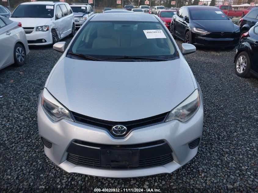 2015 Toyota Corolla Le VIN: 5YFBURHE2FP293643 Lot: 40820932