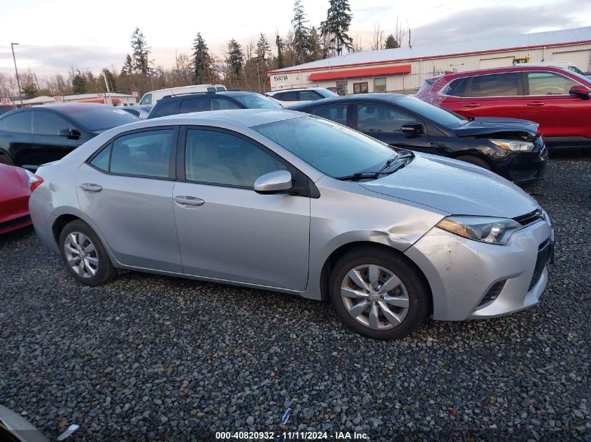 2015 Toyota Corolla Le VIN: 5YFBURHE2FP293643 Lot: 40820932