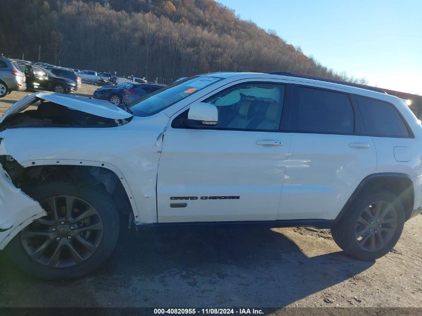 2016 Jeep Grand Cherokee Limited 75Th Anniversary VIN: 1C4RJFBG6GC417018 Lot: 40820955