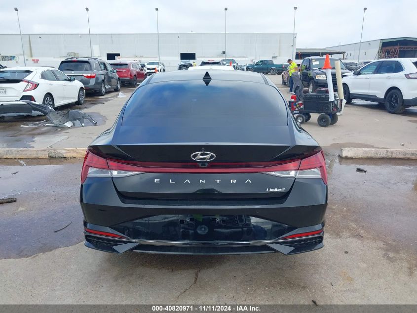 2021 Hyundai Elantra Limited VIN: KMHLP4AG2MU166204 Lot: 40820971