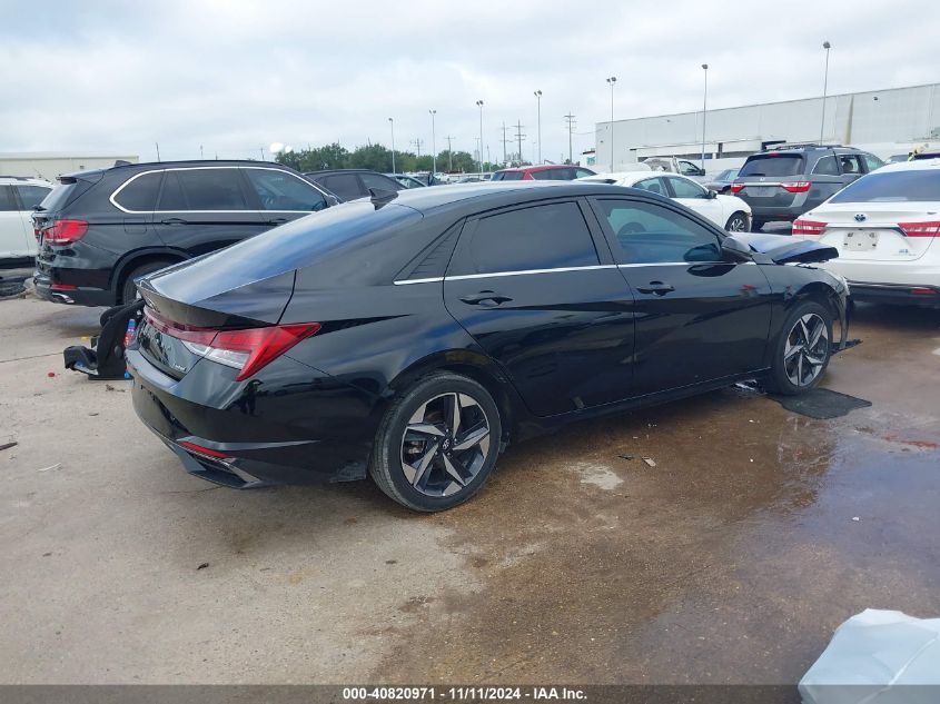 2021 Hyundai Elantra Limited VIN: KMHLP4AG2MU166204 Lot: 40820971