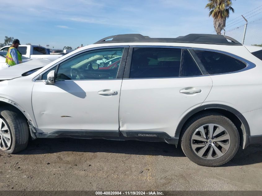 2020 Subaru Outback Premium VIN: 4S4BRAEC4L3256374 Lot: 40820984