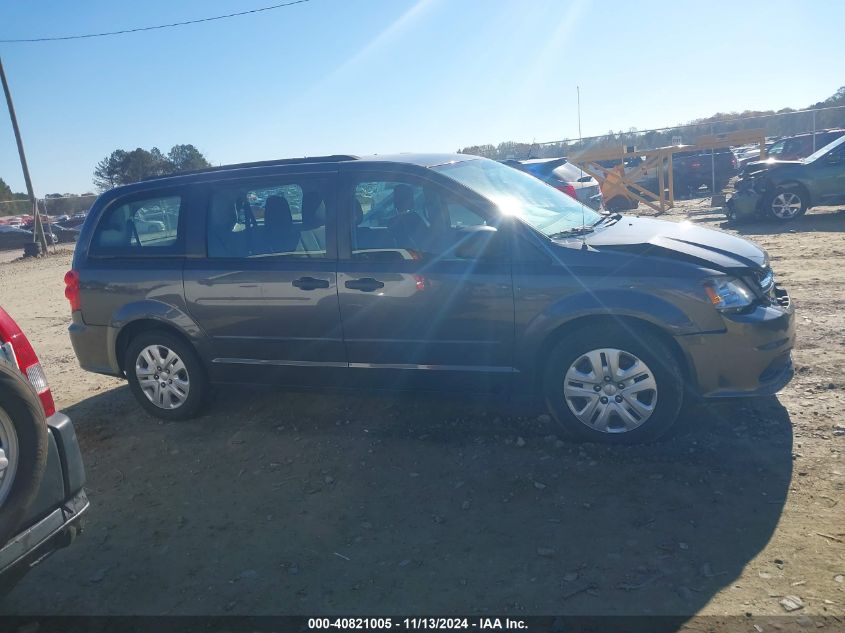 2016 Dodge Grand Caravan Se/Sxt VIN: 2C4RDGBG6GR331082 Lot: 40821005