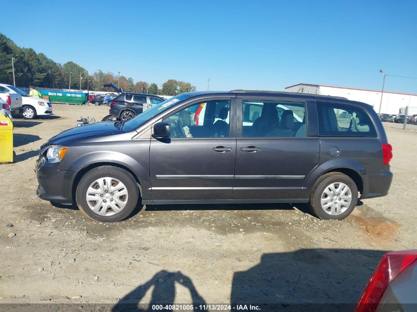 2016 Dodge Grand Caravan Se/Sxt VIN: 2C4RDGBG6GR331082 Lot: 40821005