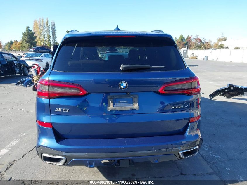 2019 BMW X5 xDrive40I VIN: 5UXCR6C55KLL52360 Lot: 40821016