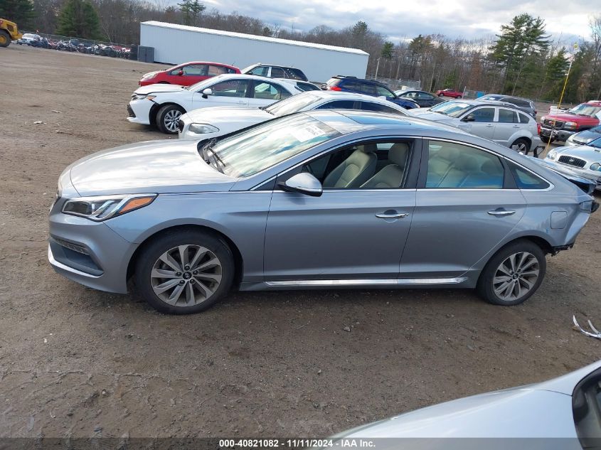 2017 Hyundai Sonata Sport VIN: 5NPE34AF0HH480739 Lot: 40821082