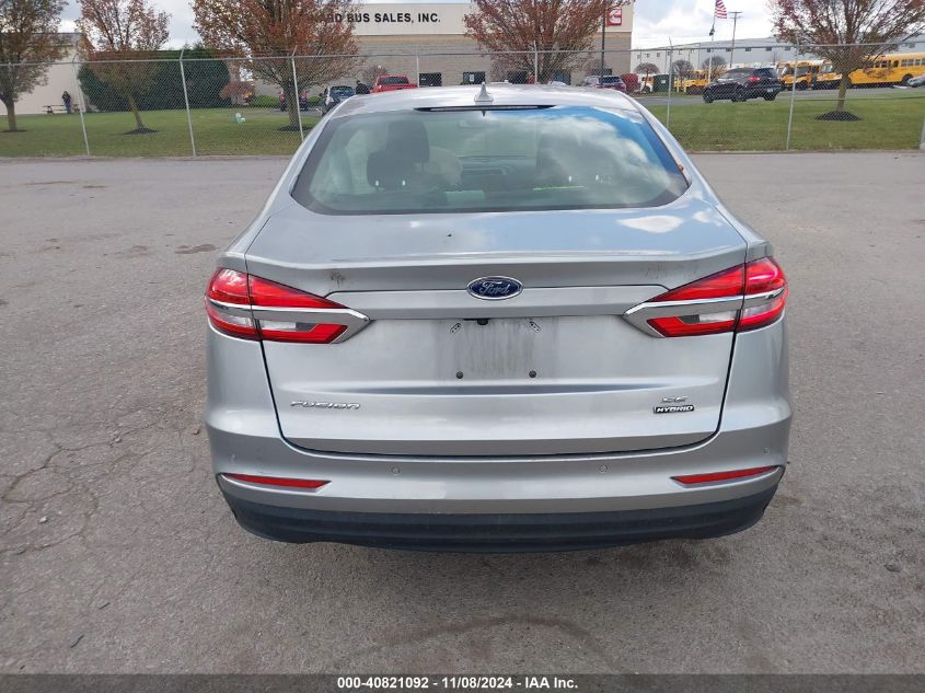 2020 Ford Fusion Hybrid Se VIN: 3FA6P0LU5LR148935 Lot: 40821092