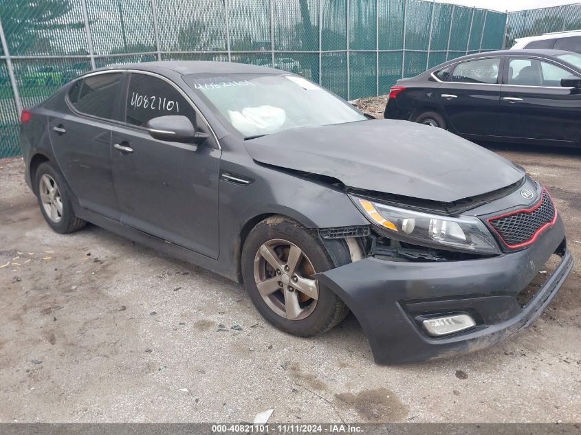 VIN KNAGM4A71F5641267 2015 KIA OPTIMA no.1