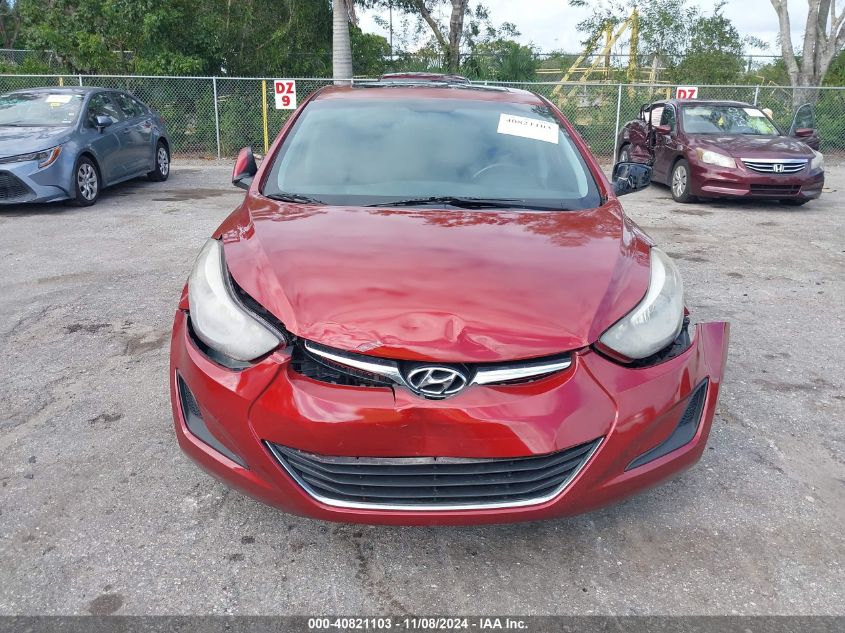 2015 Hyundai Elantra Se VIN: 5NPDH4AE9FH565287 Lot: 40821103