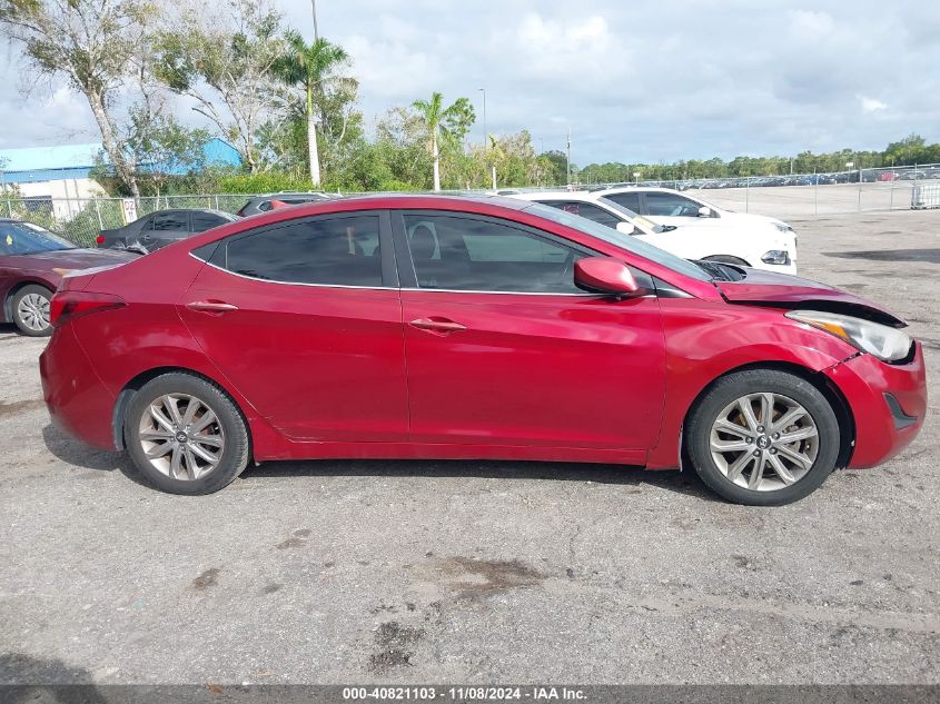 2015 Hyundai Elantra Se VIN: 5NPDH4AE9FH565287 Lot: 40821103