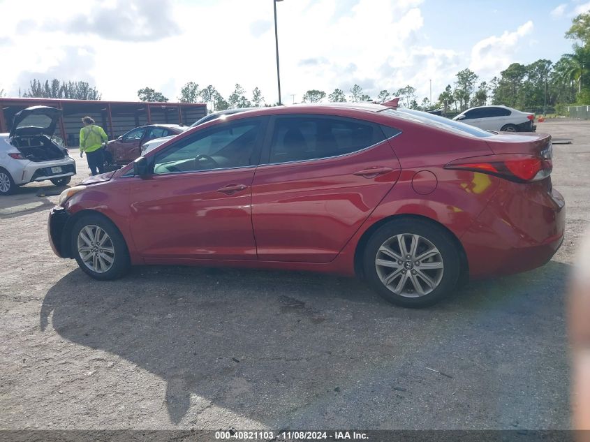 2015 Hyundai Elantra Se VIN: 5NPDH4AE9FH565287 Lot: 40821103