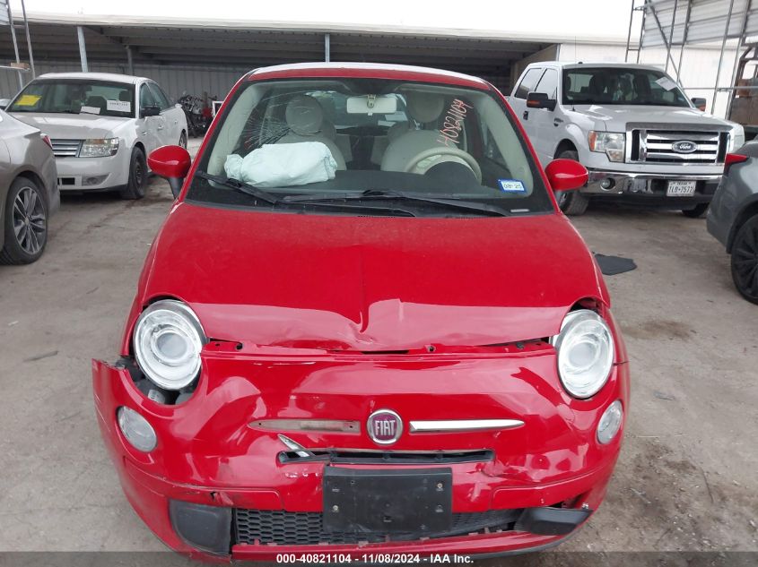 2012 Fiat 500 Pop VIN: 3C3CFFAR9CT260467 Lot: 40821104