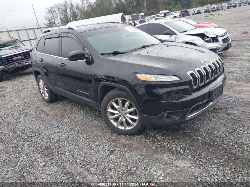 2015 Jeep Cherokee Limited VIN: 1C4PJMDS0FW688344 Lot: 40821106