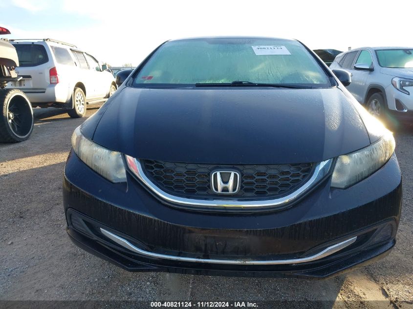 2013 HONDA CIVIC VIN: 2HGFB2F51DH301494