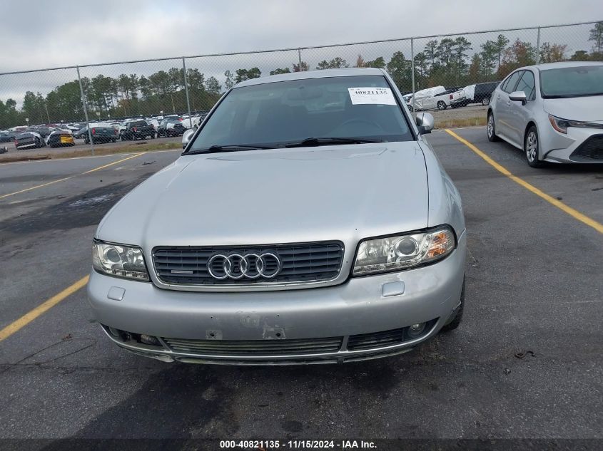 2001 Audi A4 1.8 T VIN: WAUDC68D31A019430 Lot: 40821135