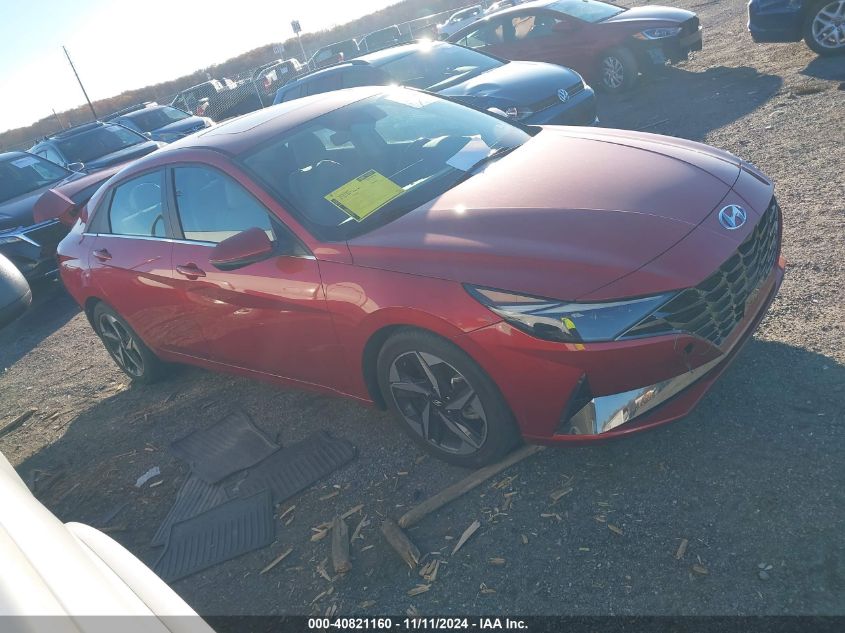 2021 Hyundai Elantra Limited VIN: KMHLP4AG9MU132034 Lot: 40821160