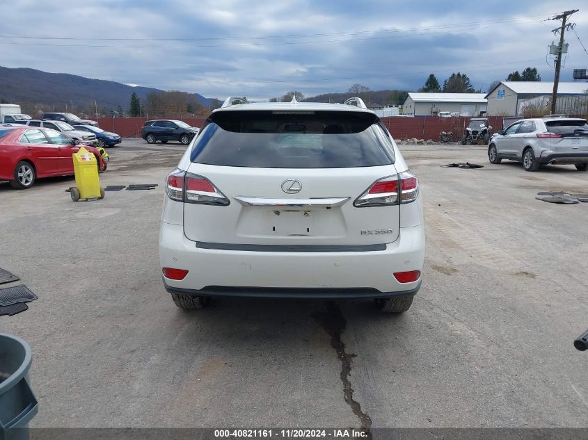 2015 Lexus Rx 350 VIN: 2T2BK1BAXFC281281 Lot: 40821161