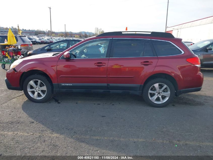 2013 Subaru Outback 2.5I Limited VIN: 4S4BRBLC1D3272234 Lot: 40821180