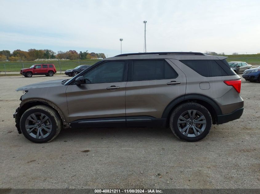 2021 Ford Explorer Xlt VIN: 1FMSK8DH4MGB29644 Lot: 40821211