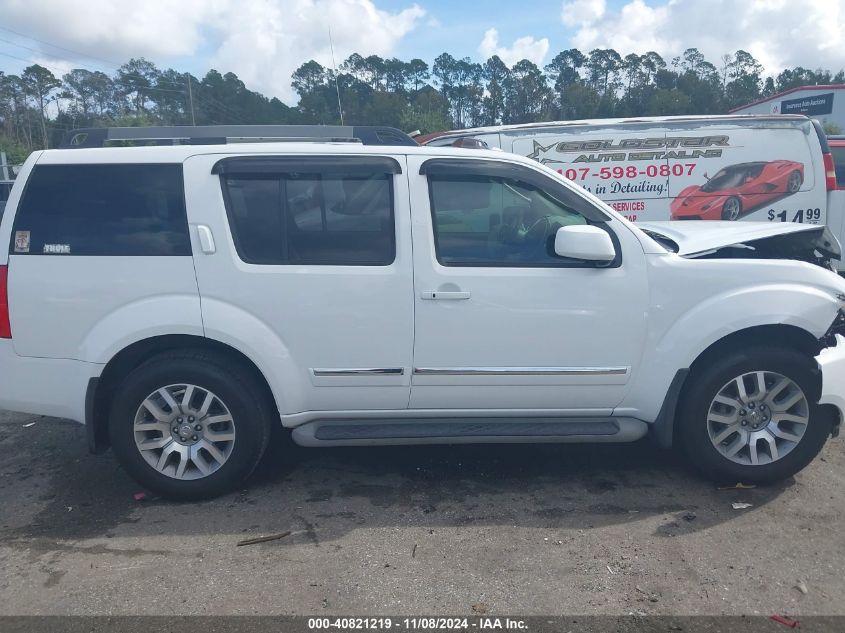 2012 Nissan Pathfinder Le VIN: 5N1AR1NN1CC616194 Lot: 40821219