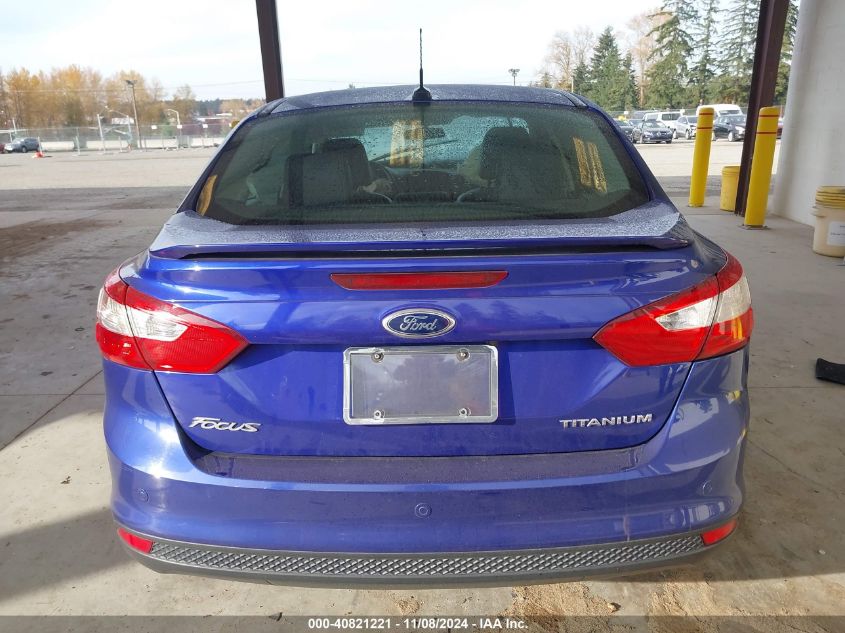 2013 FORD FOCUS TITANIUM - 1FADP3J28DL196360