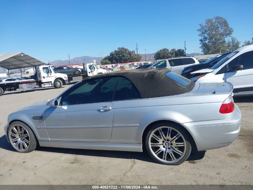 2003 BMW M3 VIN: WBSBR93473PK01299 Lot: 40821222