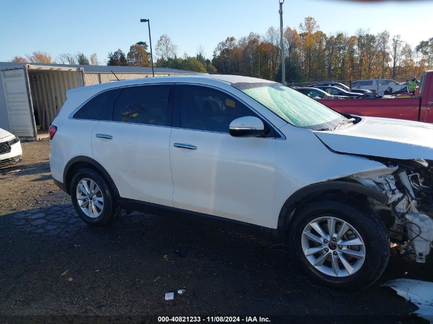 2019 Kia Sorento 3.3L Lx VIN: 5XYPG4A5XKG566496 Lot: 40821233