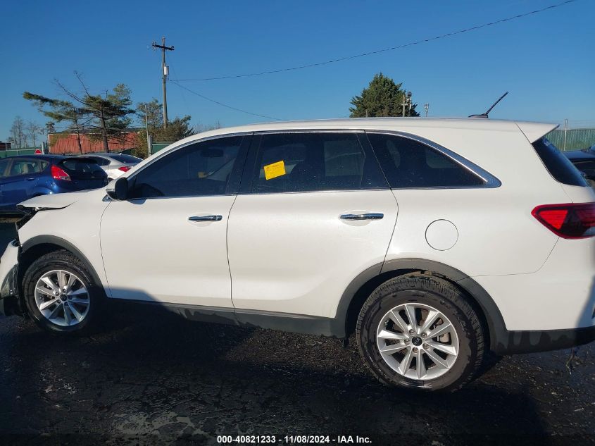 2019 Kia Sorento 3.3L Lx VIN: 5XYPG4A5XKG566496 Lot: 40821233