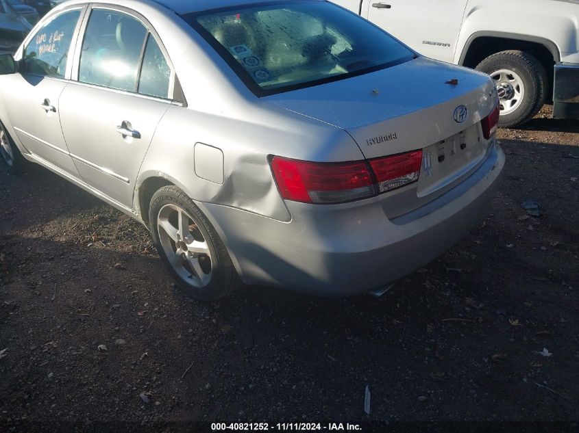 2006 Hyundai Sonata VIN: 5NPEU46F86H051917 Lot: 40821252