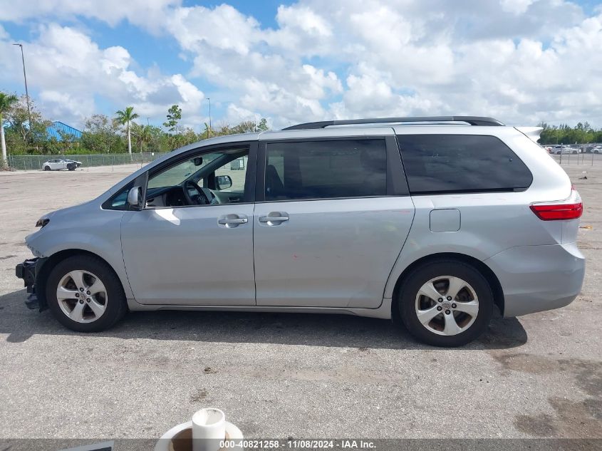 2016 Toyota Sienna Le 8 Passenger VIN: 5TDKK3DC0GS695256 Lot: 40821258