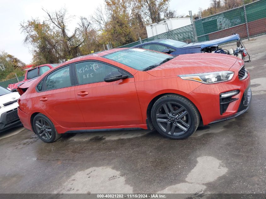 2021 Kia Forte Gt-Line VIN: 3KPF34AD1ME296380 Lot: 40821282