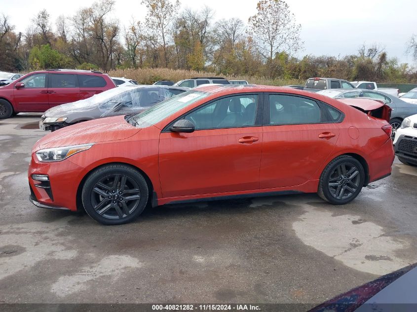 2021 Kia Forte Gt-Line VIN: 3KPF34AD1ME296380 Lot: 40821282