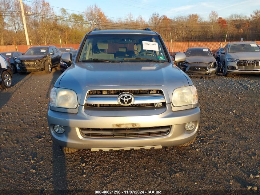 2006 Toyota Sequoia Sr5 V8 VIN: 5TDBT44A16S258687 Lot: 40821290