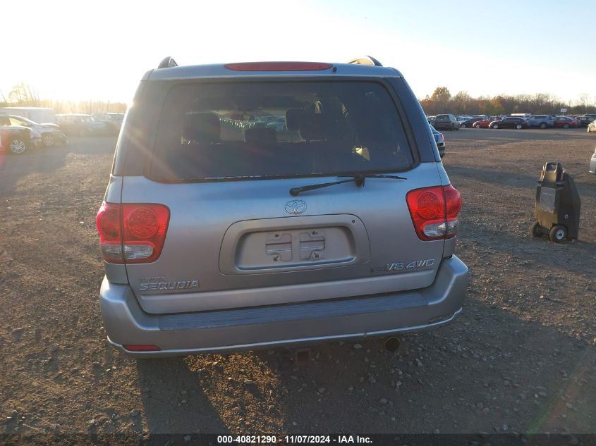 2006 Toyota Sequoia Sr5 V8 VIN: 5TDBT44A16S258687 Lot: 40821290