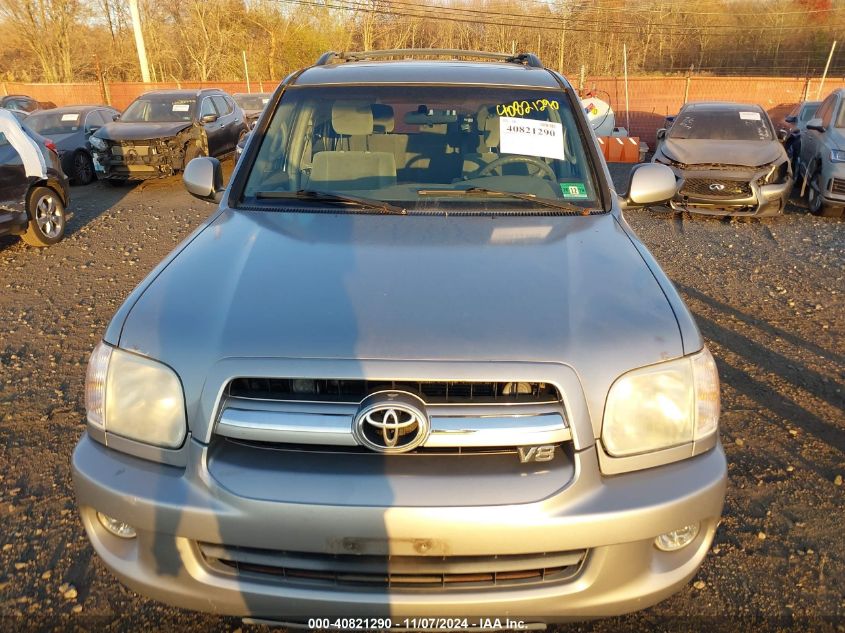 2006 Toyota Sequoia Sr5 V8 VIN: 5TDBT44A16S258687 Lot: 40821290