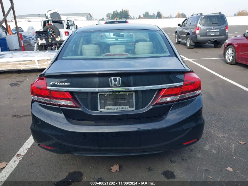 2013 Honda Civic Lx VIN: 19XFB2F56DE274545 Lot: 40821292