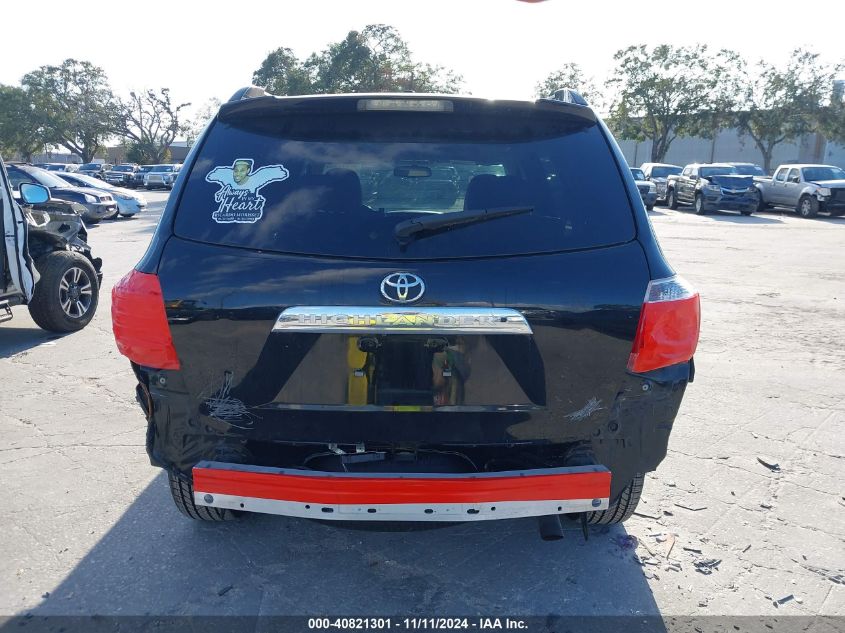 2013 Toyota Highlander Limited V6 VIN: 5TDYK3EH3DS105941 Lot: 40821301