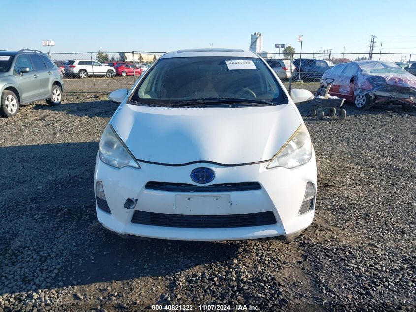 2012 Toyota Prius C Three VIN: JTDKDTB32C1007178 Lot: 40821322