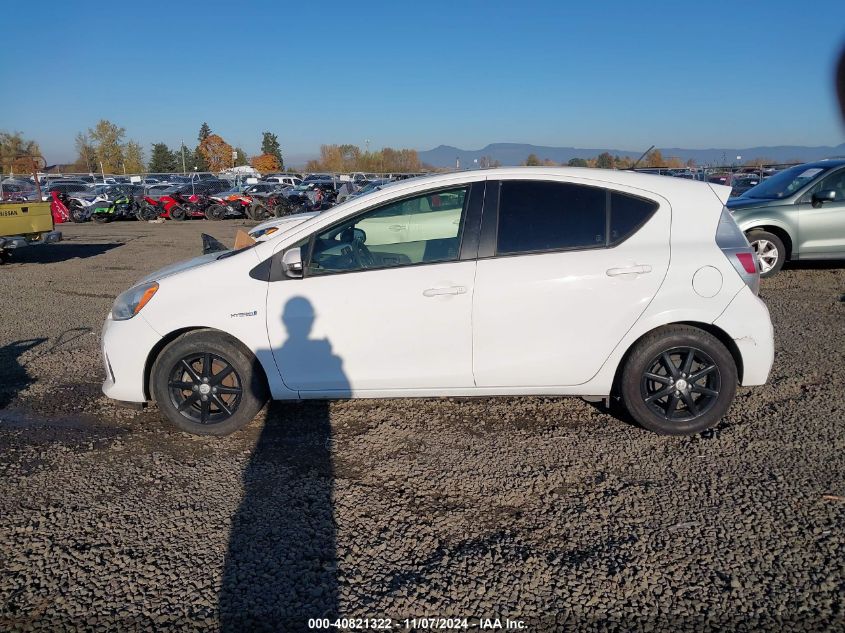 2012 Toyota Prius C Three VIN: JTDKDTB32C1007178 Lot: 40821322