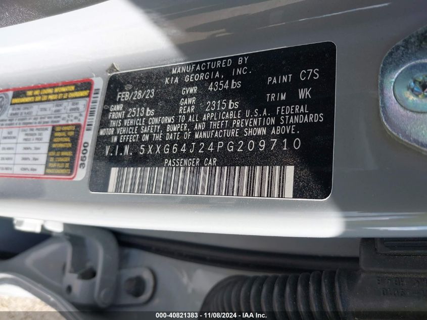 2023 KIA K5 GT-LINE - 5XXG64J24PG209710