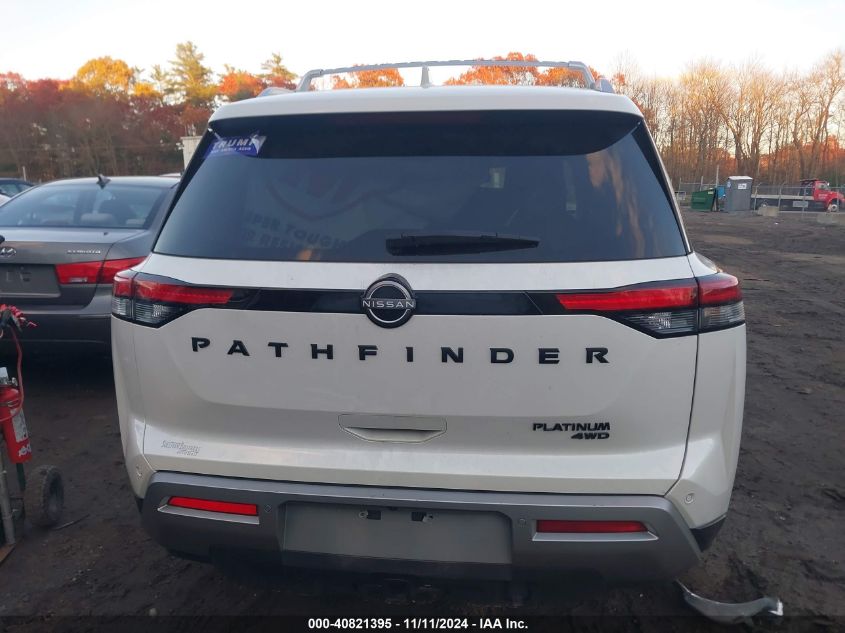 2023 Nissan Pathfinder Platinum 4Wd VIN: 5N1DR3DK4PC249720 Lot: 40821395