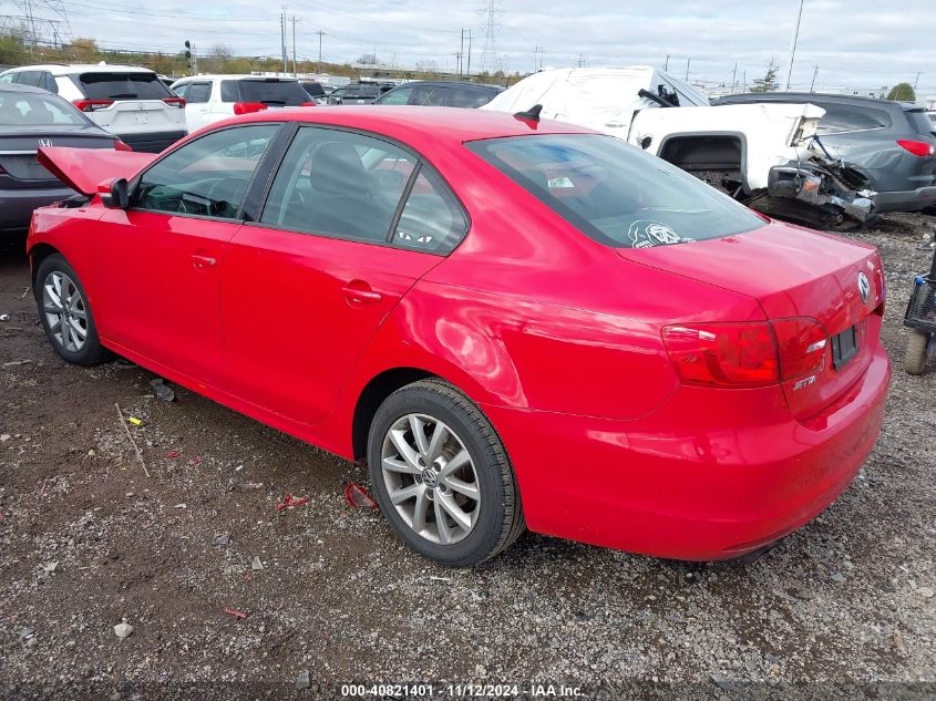 2012 Volkswagen Jetta 2.5L Se VIN: 3VWDP7AJ2CM383449 Lot: 40821401