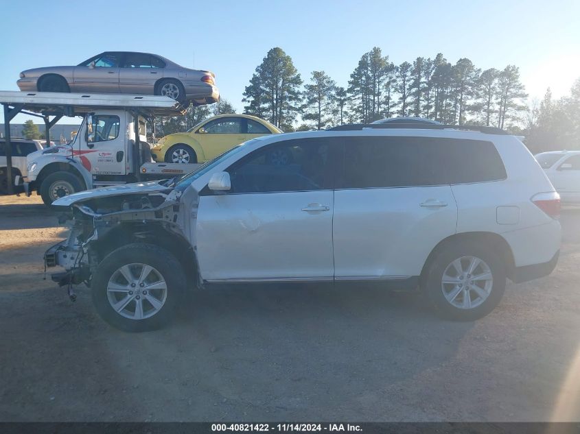 2013 Toyota Highlander Se V6 VIN: 5TDZK3EH8DS133058 Lot: 40821422